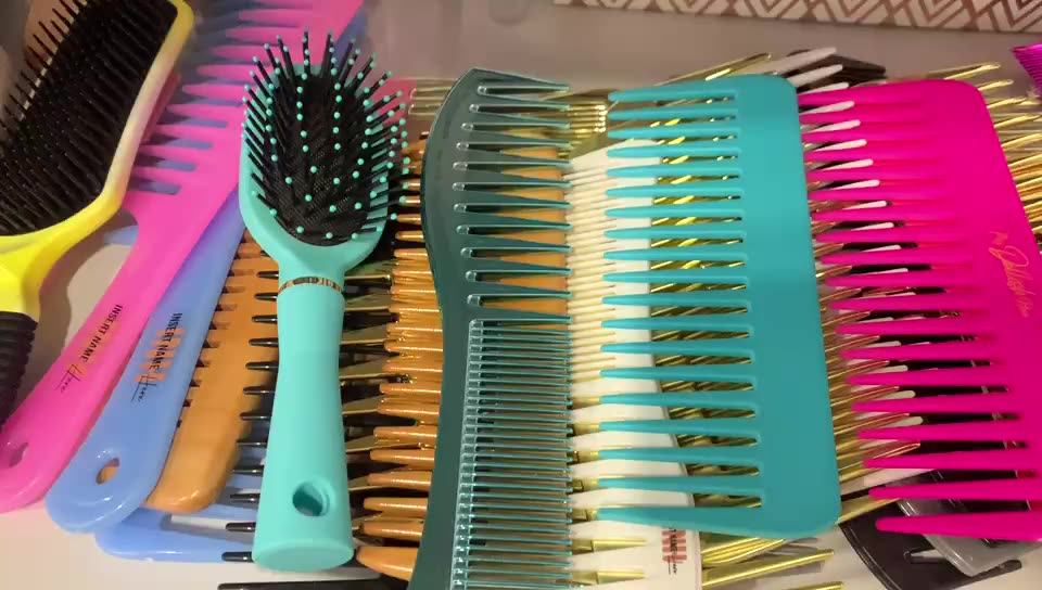 Long Handle Hair Styling Hair Combs Hair Straightener Magic Comb