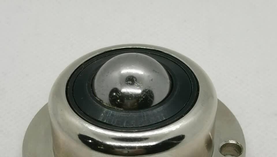 Nylon Ball Transfer 5/8" Flange Mount Flying Saucer Fechadura Spring