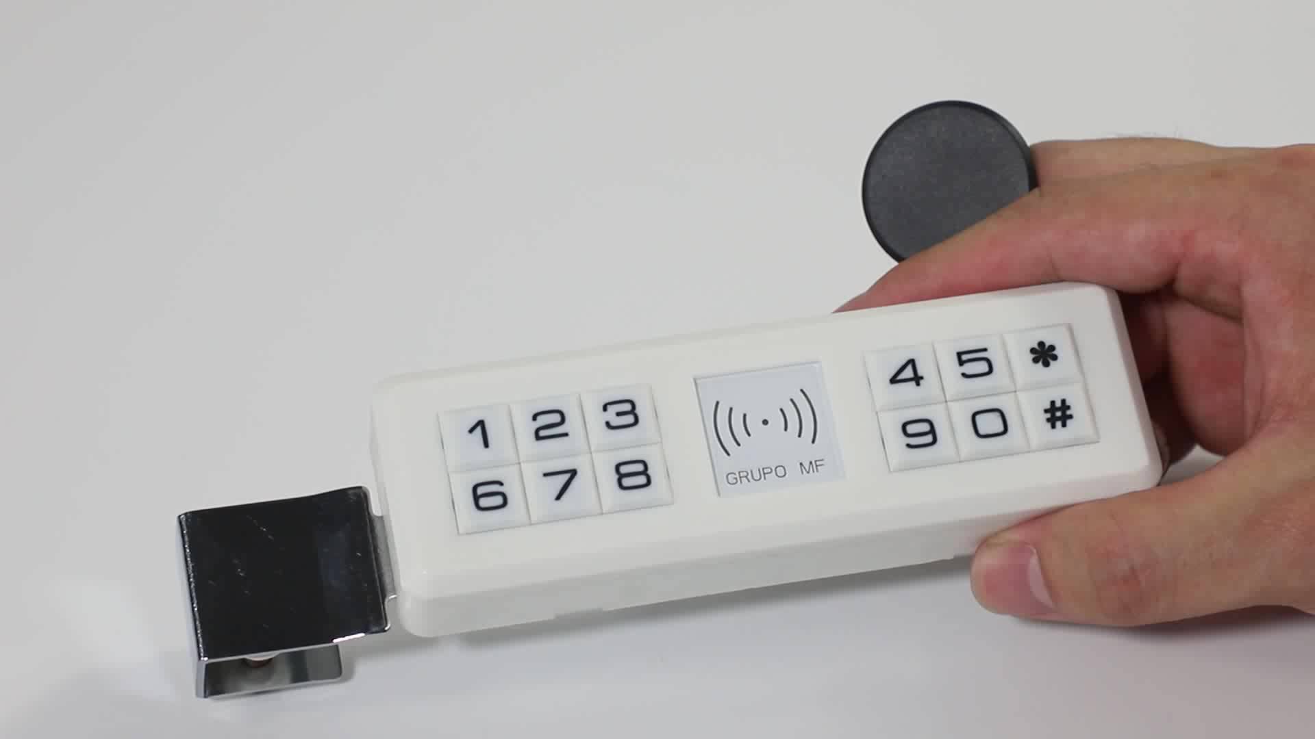 Kerong Smart Digital Panel Sliding Glass Window Safety Lock For Glass