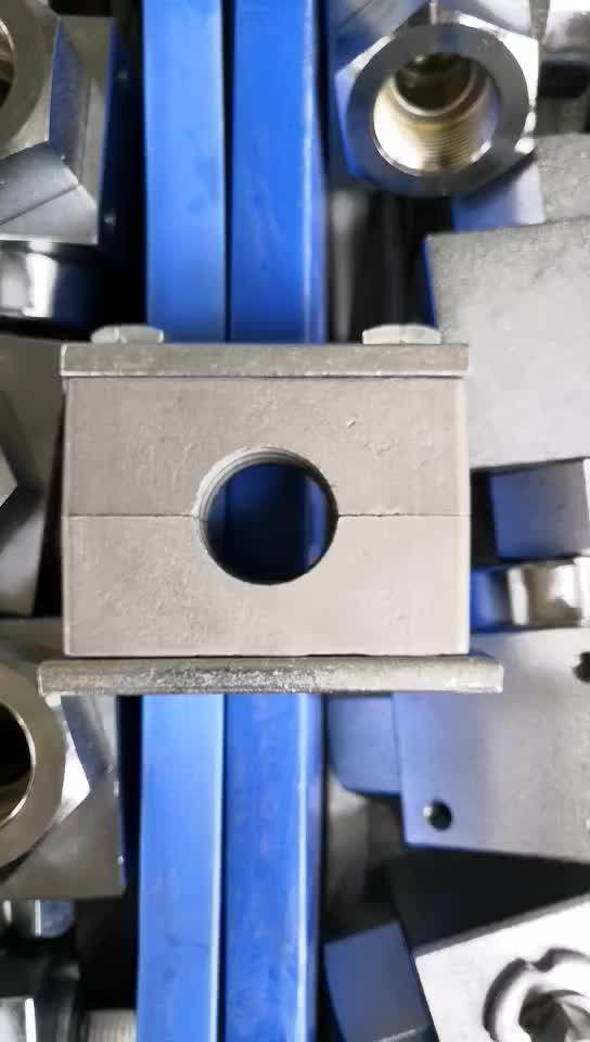 High Quality Aluminium Anti Vibration Pipe Clamps With Rubber Ring For