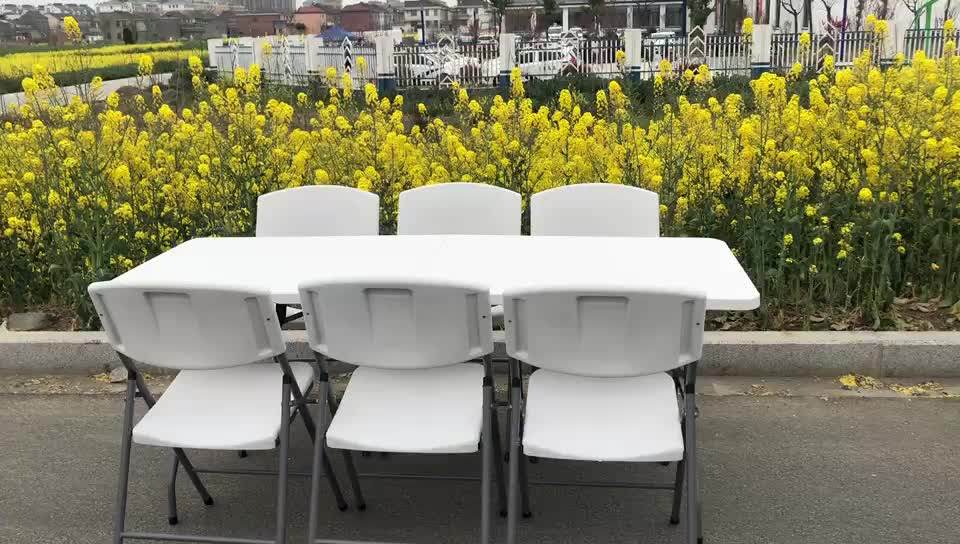 6ft White Outdoor Rectangular Plastic Folding Table Buy 6ft White