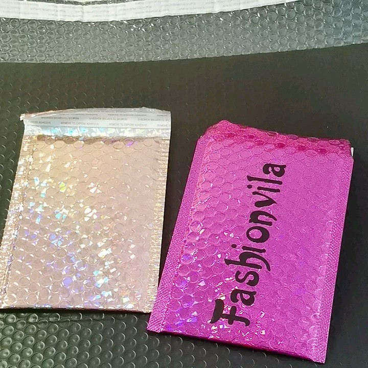 Expandable Custom Printed Mailers Padded Envelopes Shiny Poly Sparkle