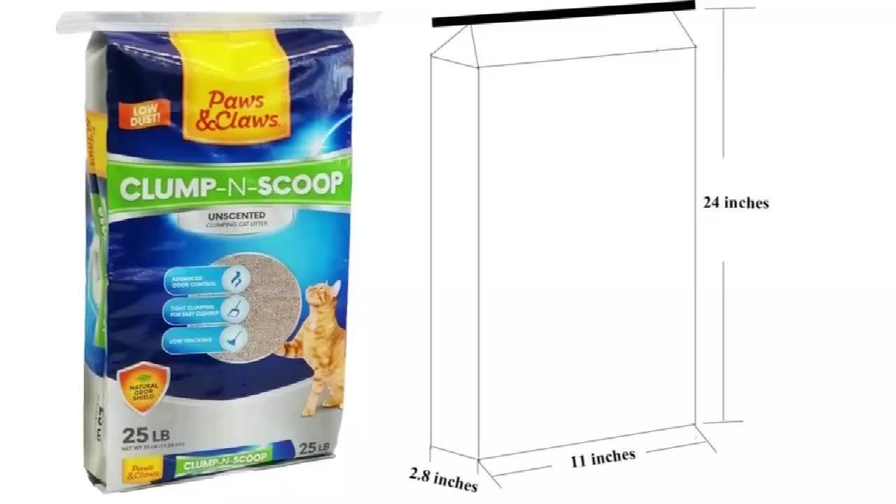 Egp 25kg Bopp Film Laminated Bag Pp Woven Coated Bag Animal Feed