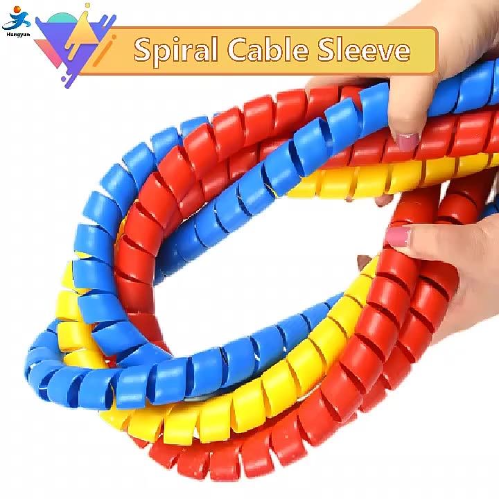 Hot Sale Hard Wearing Smooth Pp Plastic Protect Spring Spiral Guard