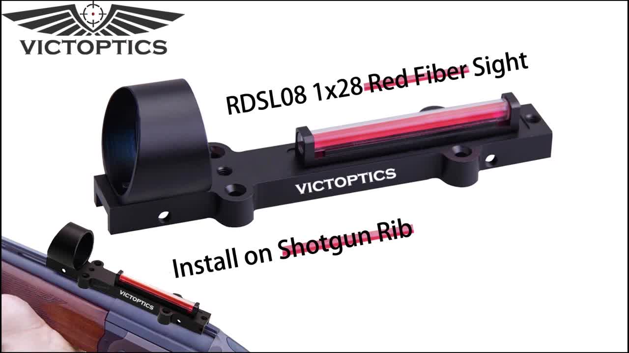Victoptics 1x28 Hunting Tactical Rib Fiber Red Dot Air 20 12 Gauge