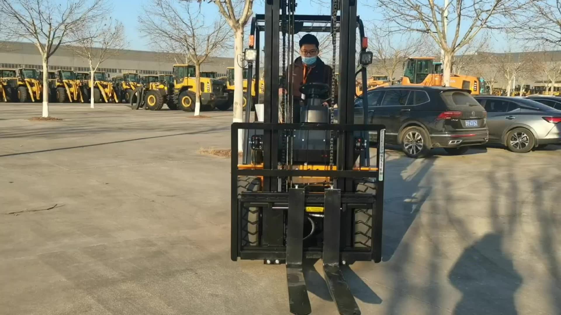 Tder Forklift Diesel 3 Ton 2 Ton 2.5 Ton 3t Diesel Forklift Truck Price