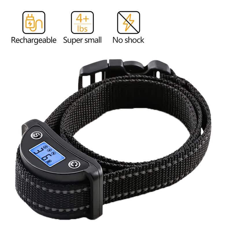 Lcd Rechargeable Vibrate Beeper No Static Shock Anti Bark Stop Barking