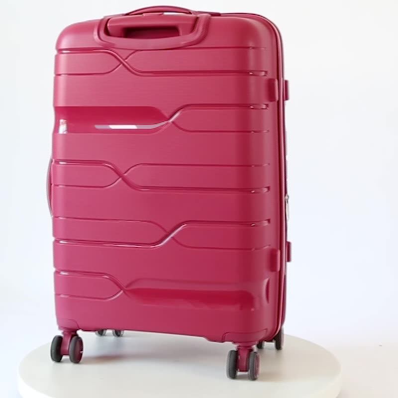 2020 Wholesale New Design Luxury Pp Luggage Sets Custom 3 Piece Trolley