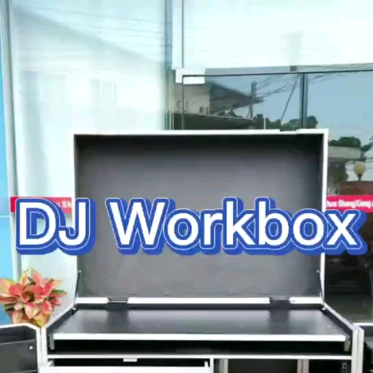 Double Rack Flight Case Work Box Table Road Case Workbox Flight Case