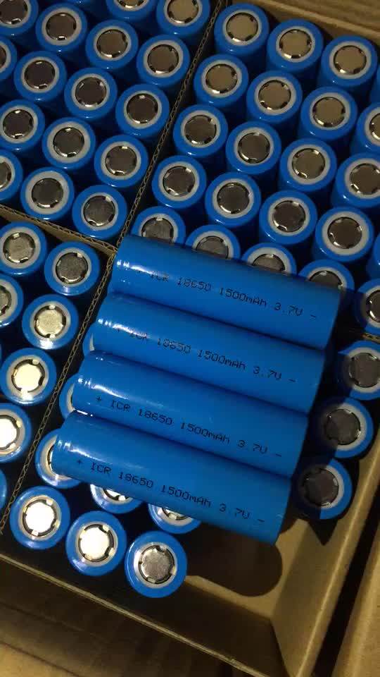 High Quality 18650 3.7v 3.6v 1300mah Lithium Battery Li Ion Battery