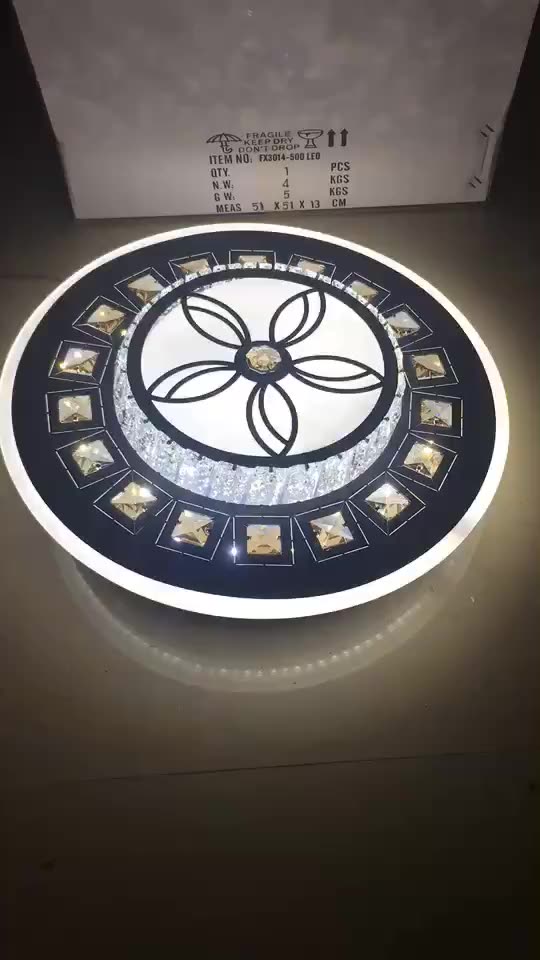 Round Decorative Fancy Crystal Led Ceiling Light Chandeliers For Living Room Fx3014 500 Buy Led Ceiling Light Chandeliers Low Ceiling Chandelier 3 Colors Changing Ceiling Light Product On Alibaba Com