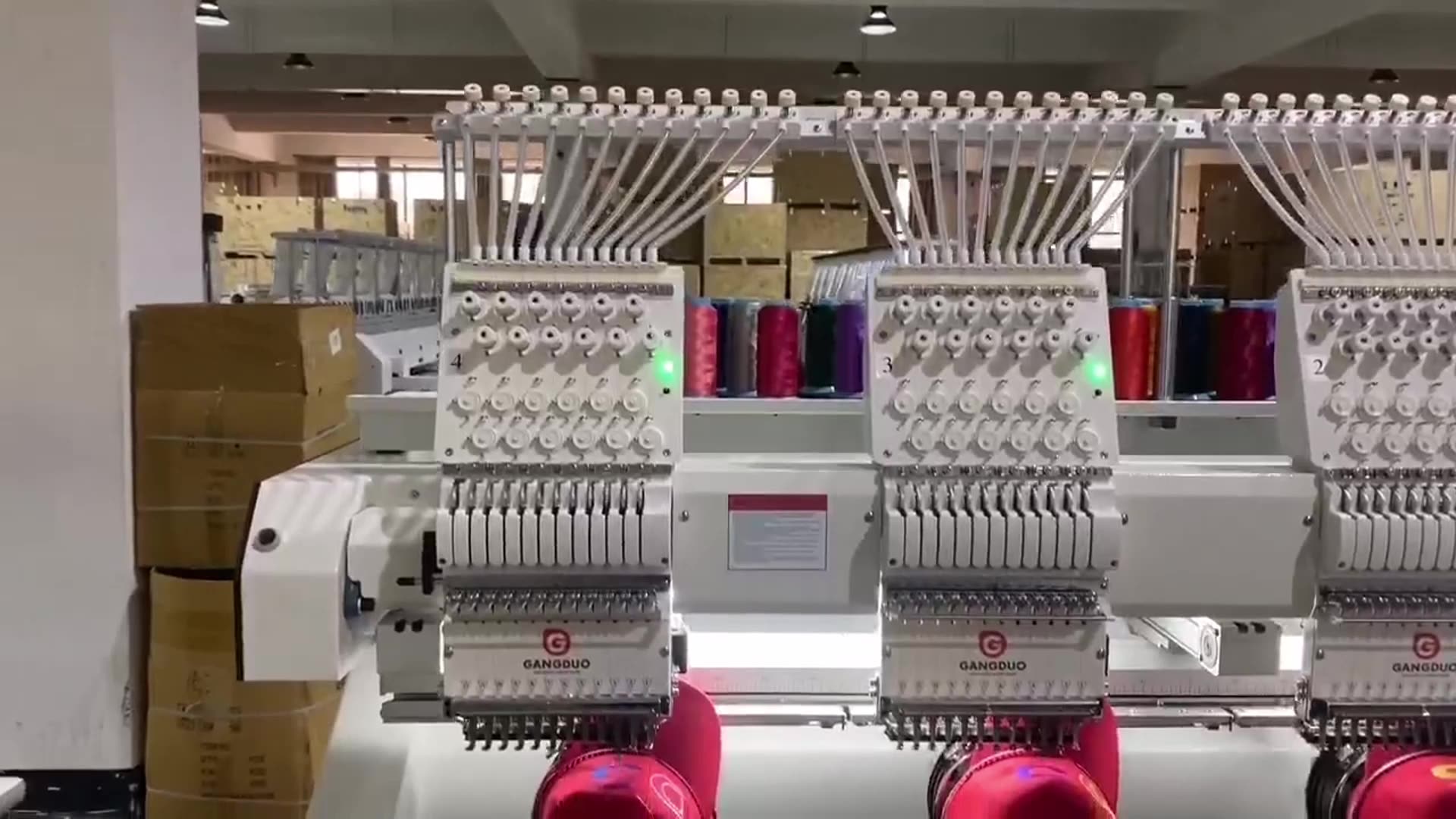 Industrial Bordadora 4 Cabeza 4head Multihead Flat Two Head Four Needle