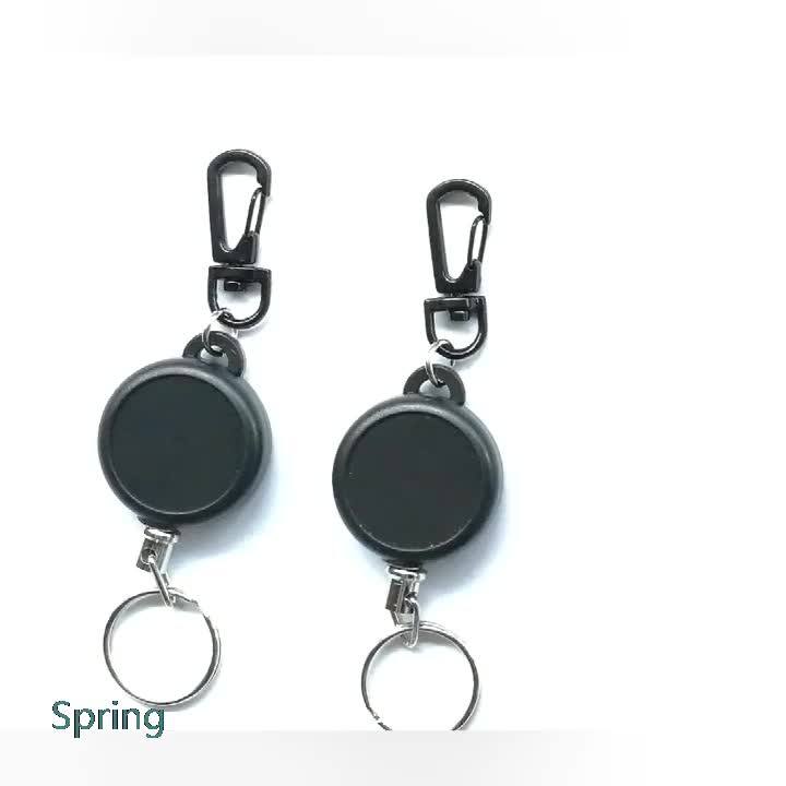 Retractable Keychain Retractable Badge Holder Reel Clip Id Badge Holder