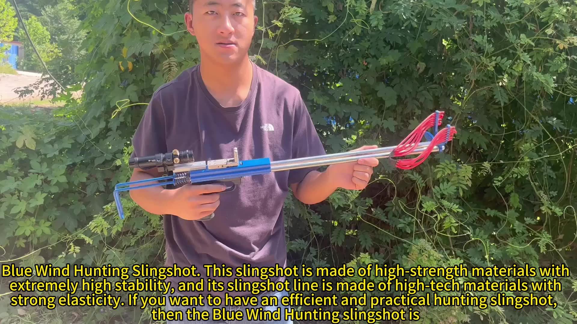 Blue Wind Summer Outdoor Sports Slingshots Bikini Titanium Slingshot