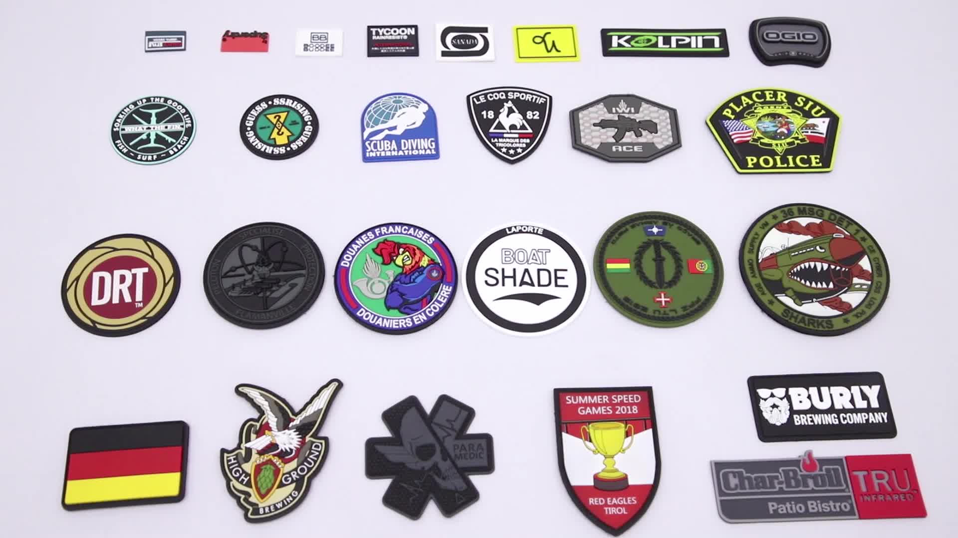 Custom Pvc Tactical Morale Pvc Rubber 3d Patches Buy Pvc Patches