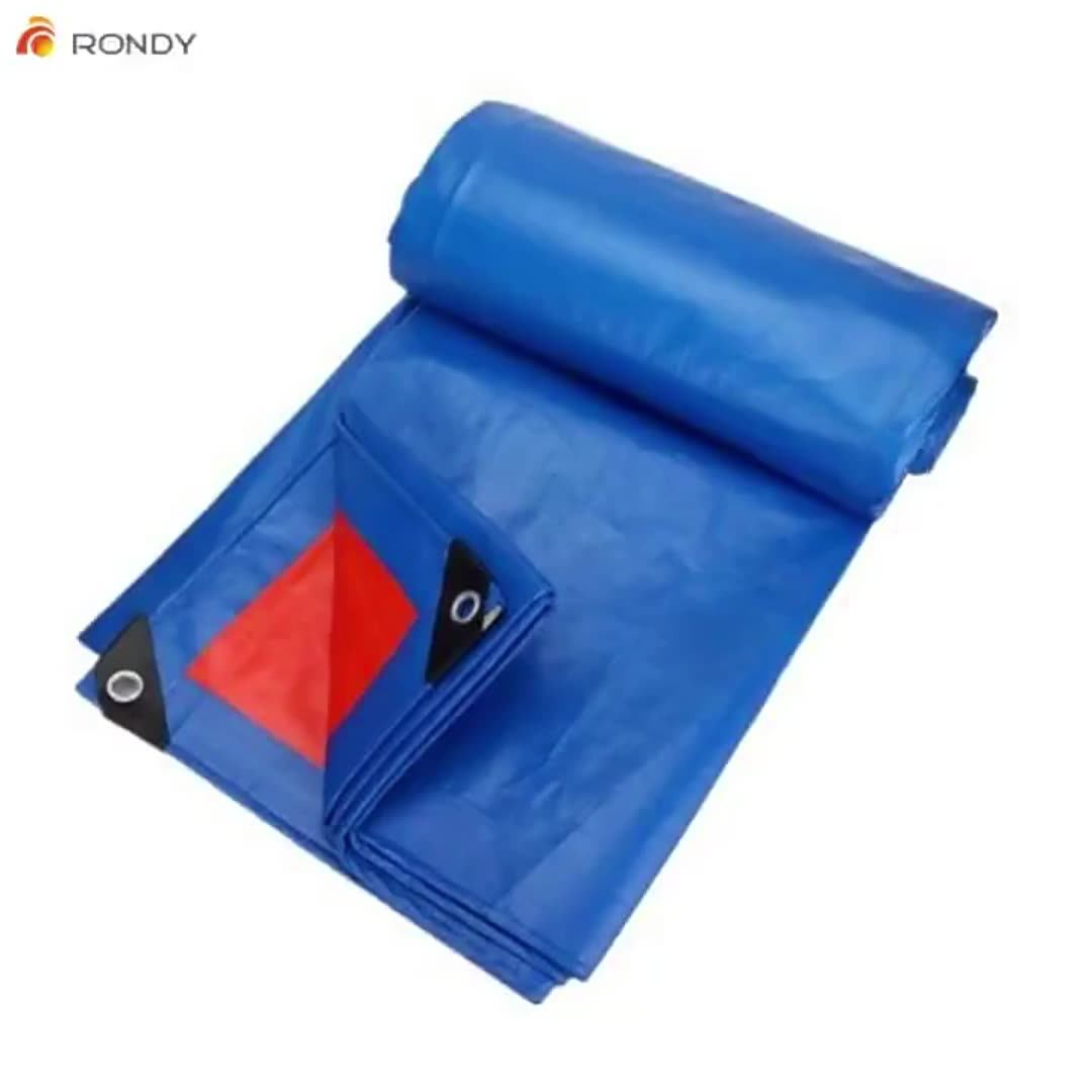 Tarpaulin Waterproof Canvas Woven Plain Waterproof Tote Roll Factory Pe