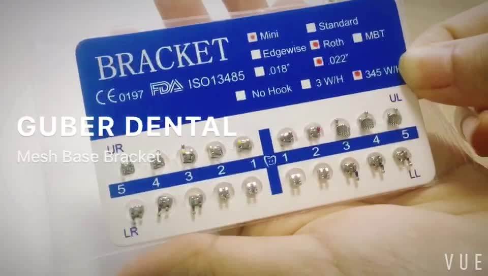 *dental Ortodoncia Mesh Pad Teeth Braces Edgewise Mesh Base Metal