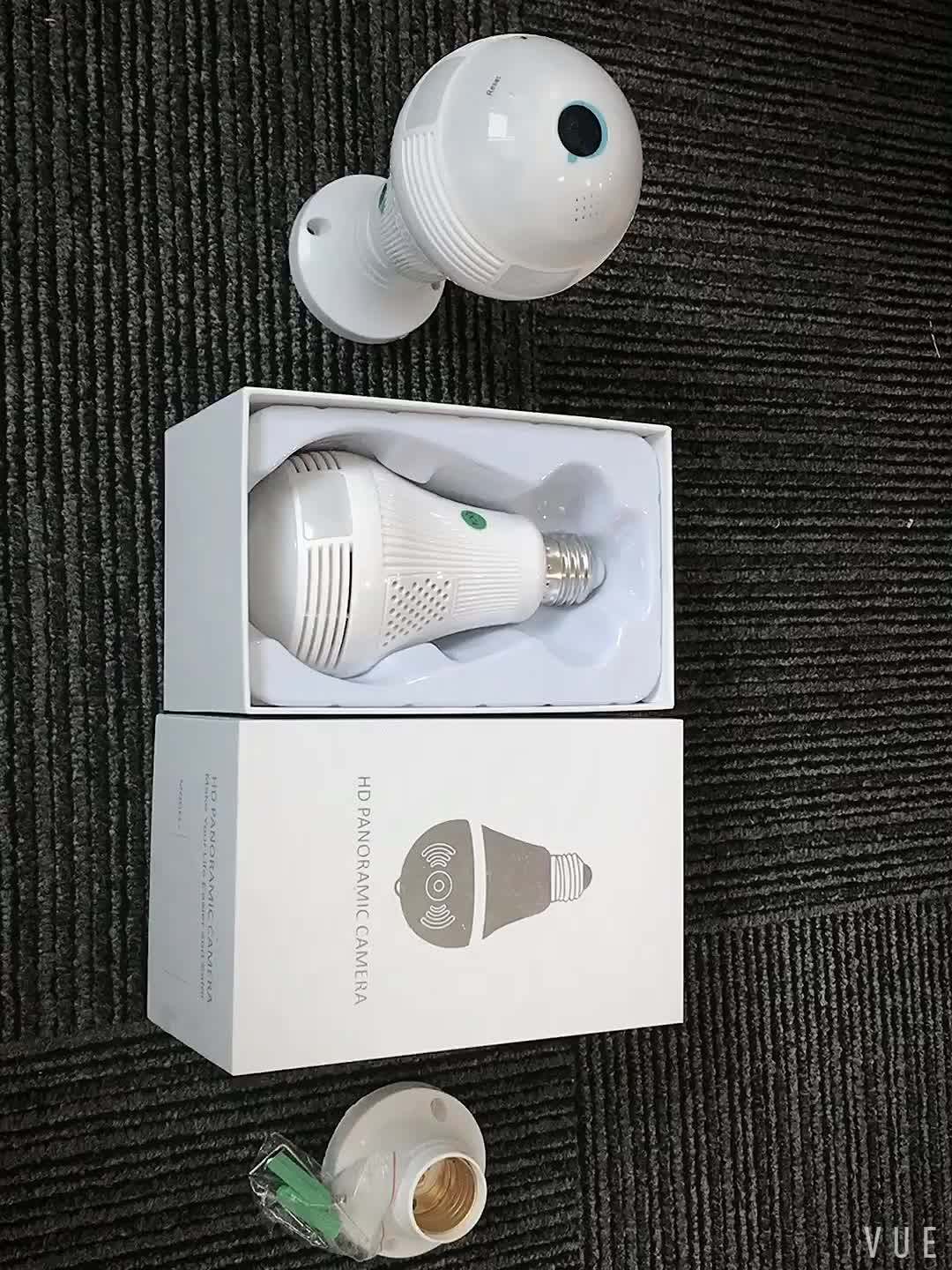 Mobile Control Cctv Camera Full Hd 1080p Wifi Spy Light Bulb P2p