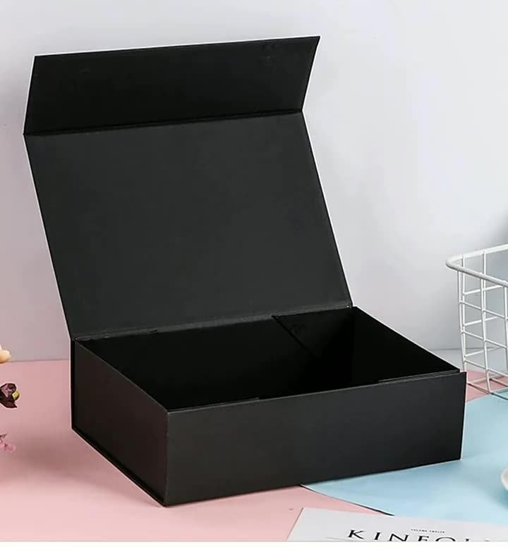 Low Cost Premium Flat Pack Rigid Cardboard Bespoke Box Packaging White