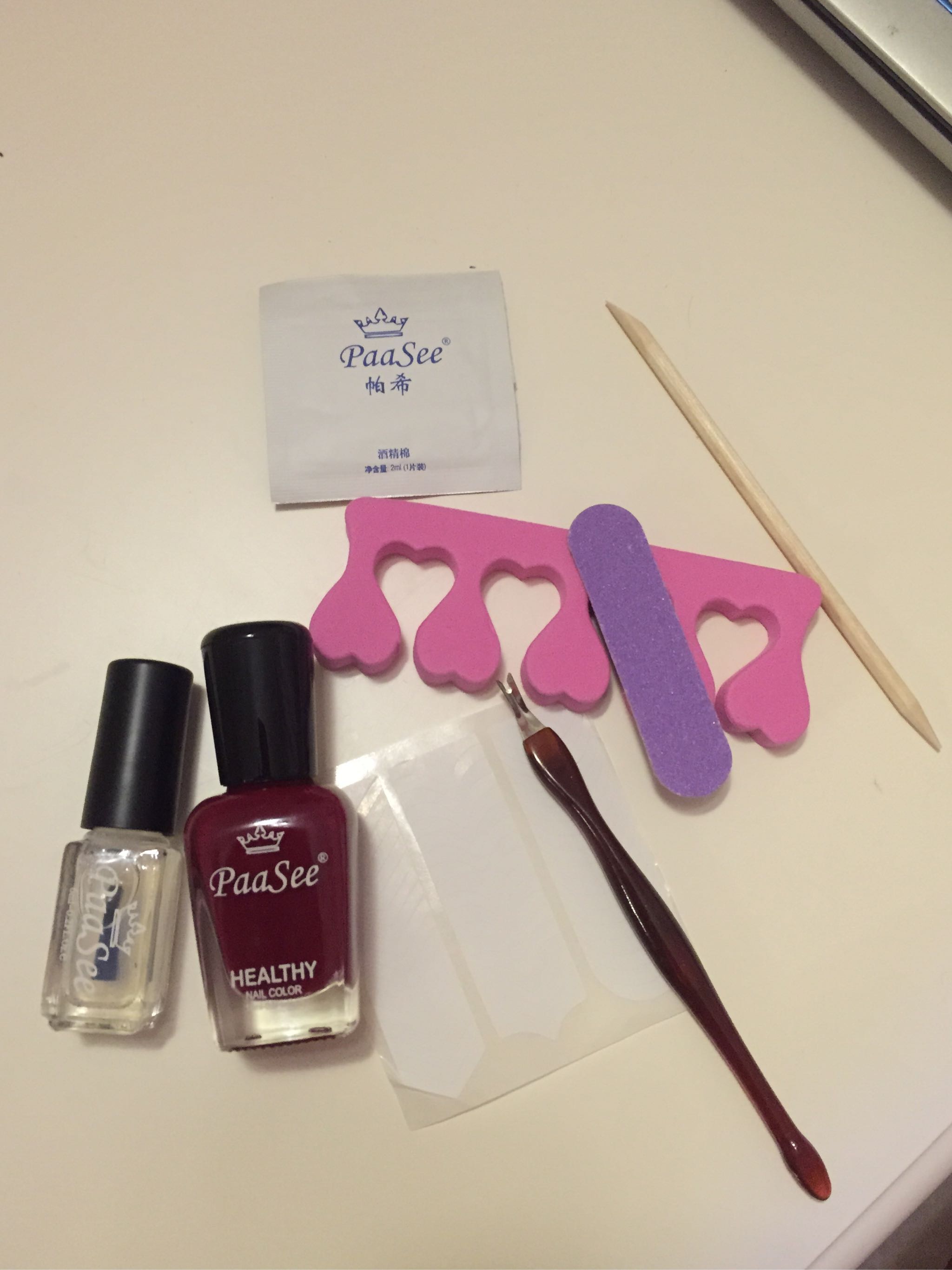 健康可剥甲油秋冬流行色胭脂海棠怎么样好用吗？适合什么年龄,第5张