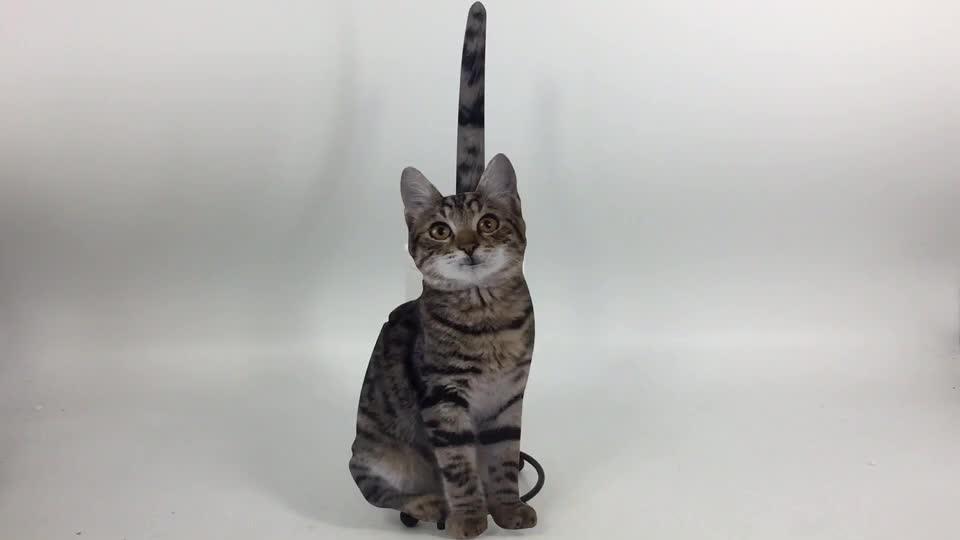 Metal Realistic Cat Bathroom Toilet Paper Tissue Holder Buy Tissue