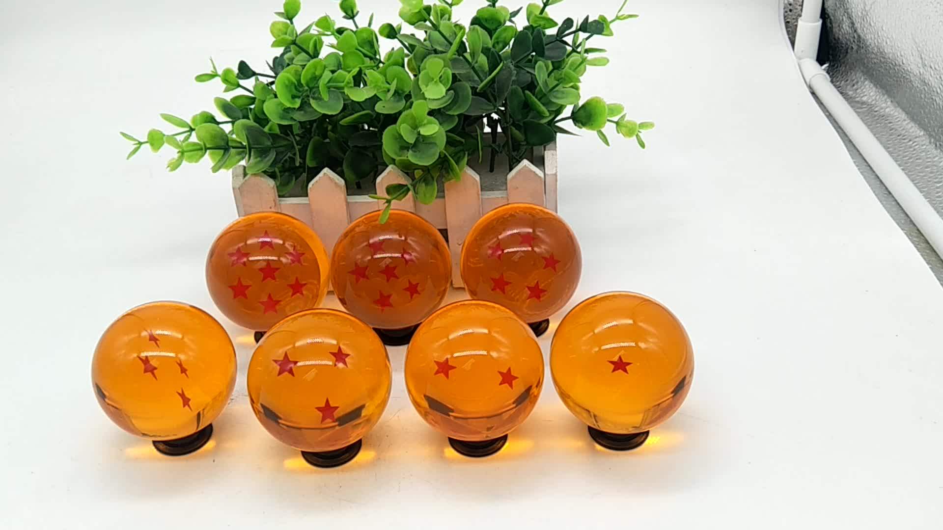 Acrylic Transparent 7pcs Set Life Size Resin Dragon Ball Z Buy 57mm