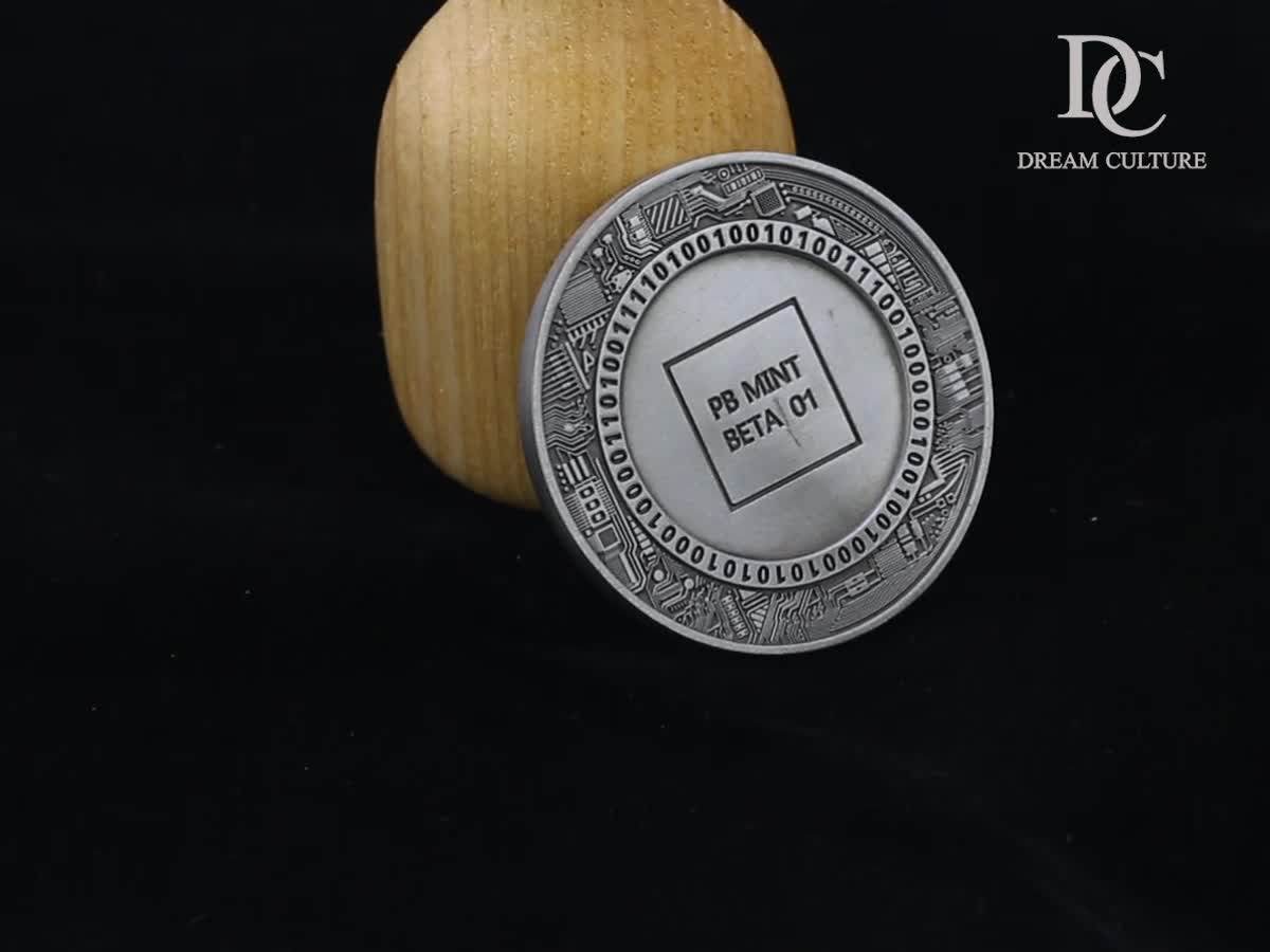 Custom Promotional Souvenir Gift Engraving Metal Gold Silver Bronze