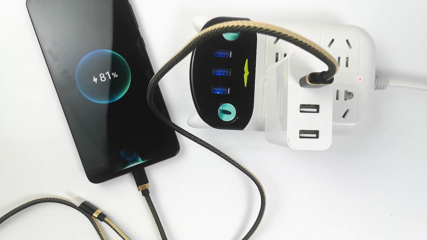 6a 3 In 1 Supercharging Cable Micro Usb Typec Fast Charger Micro Usb