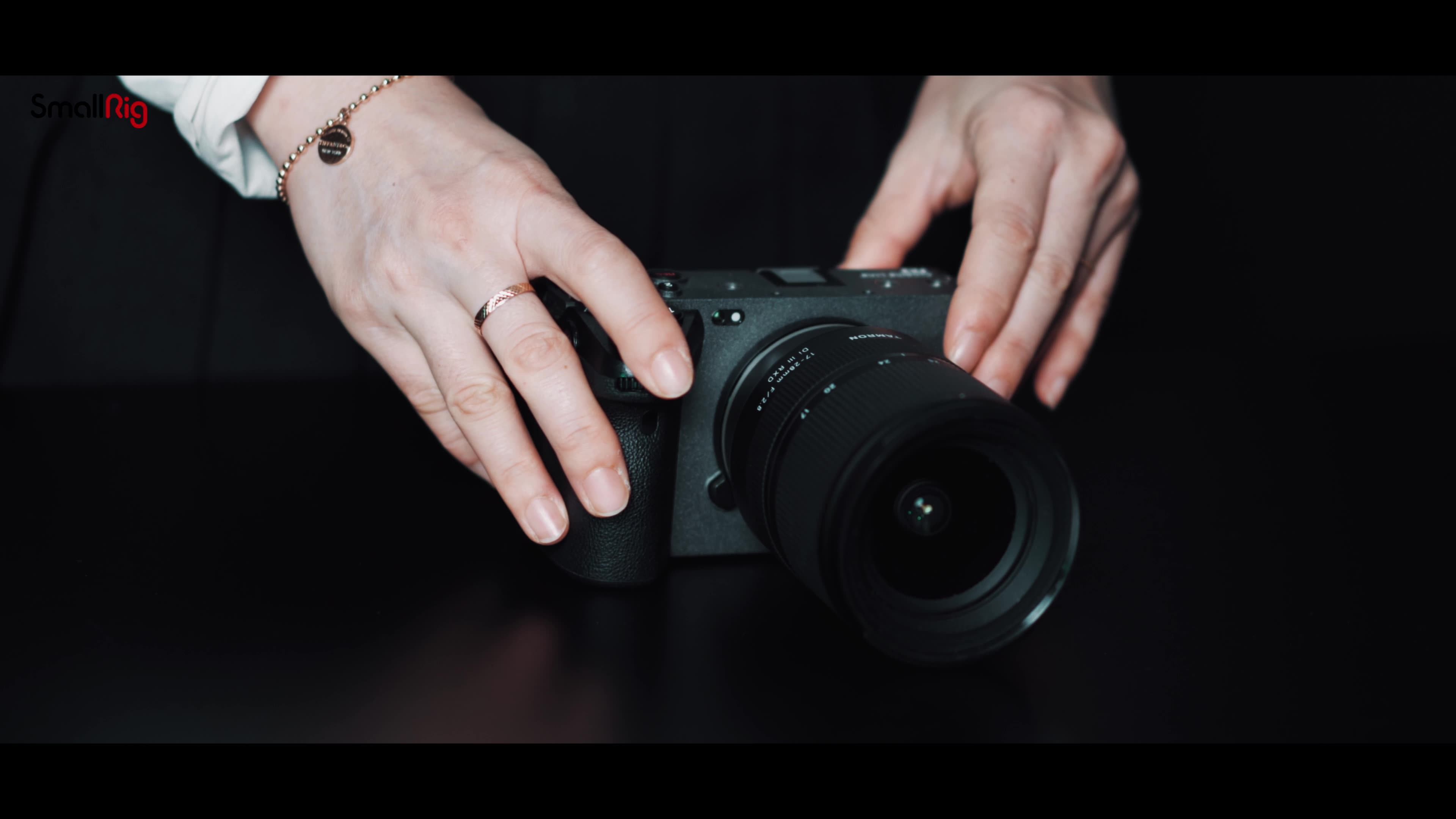 SMALLRIG Bague Focus Sans Couture 4186 - Engrenage M0.8 Avec Butées AB