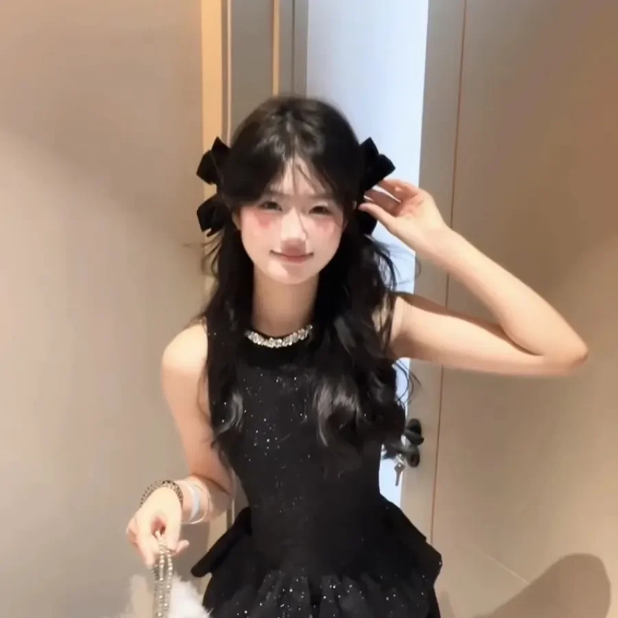 Hairgrip with bow, hair accessory, Chanel style, high-quality style, bright catchy style