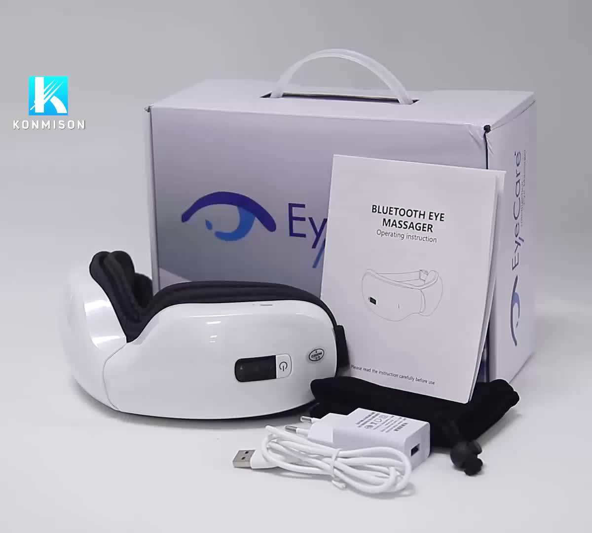 Stress Relieve Eye Massager Machine With Vibration And Heating With Blue Tooth Buy Eyes
