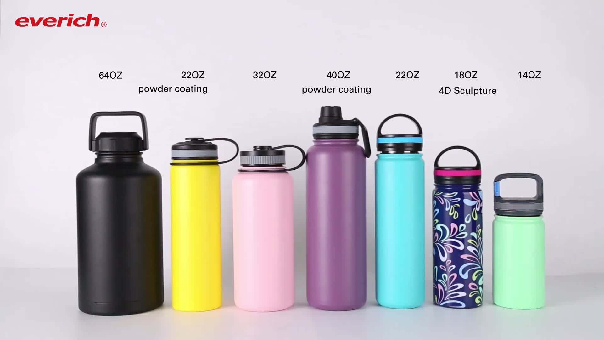 Everich Wholesale Gym Vacuum Insulated Water Bottle Stainless Steel