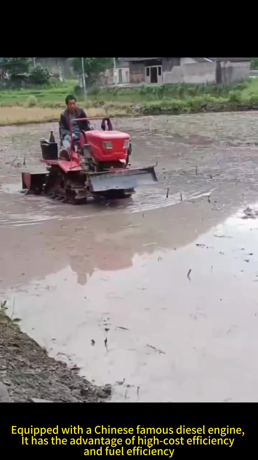 50hp 60hp Amphibious Philippines Farm Tiller Ploughing Machine Mini