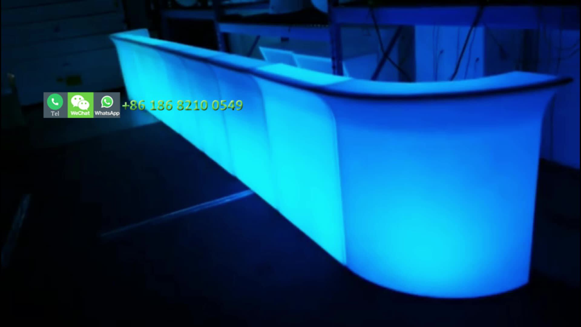 Outdoor Plastic Commercial Bar Counter With Led Light For Sale Buy