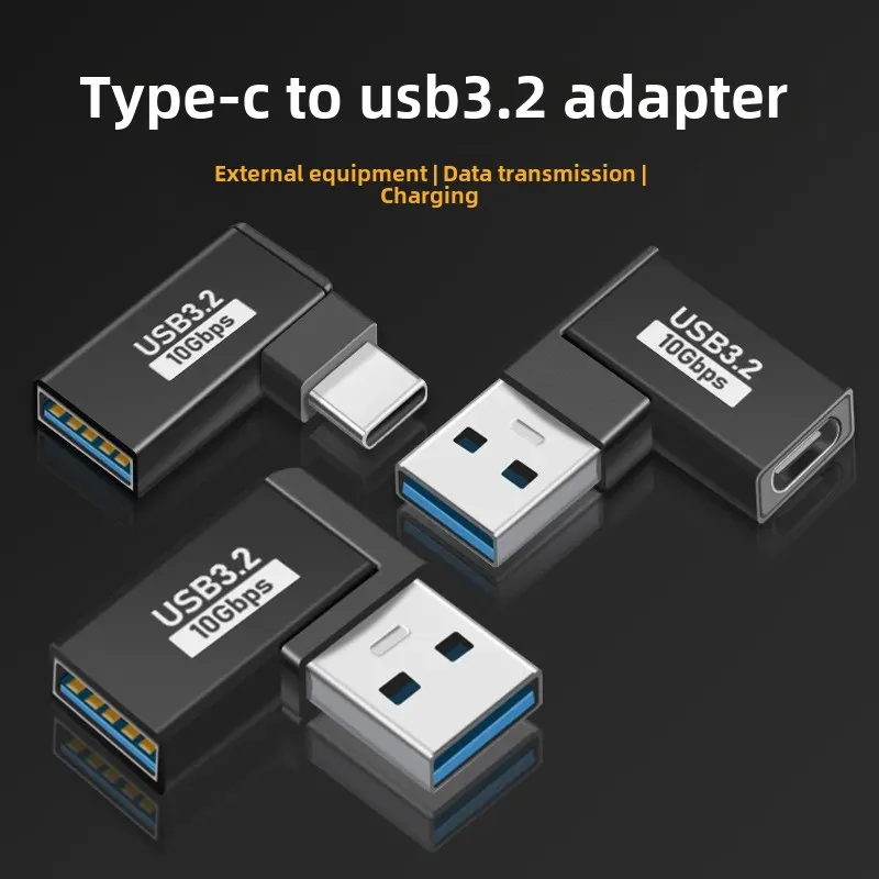 Mobile phone OTG rotor TYPE-C revolver USB mother PD elbow high-speed TYPE-C conversion USB3.0 converter