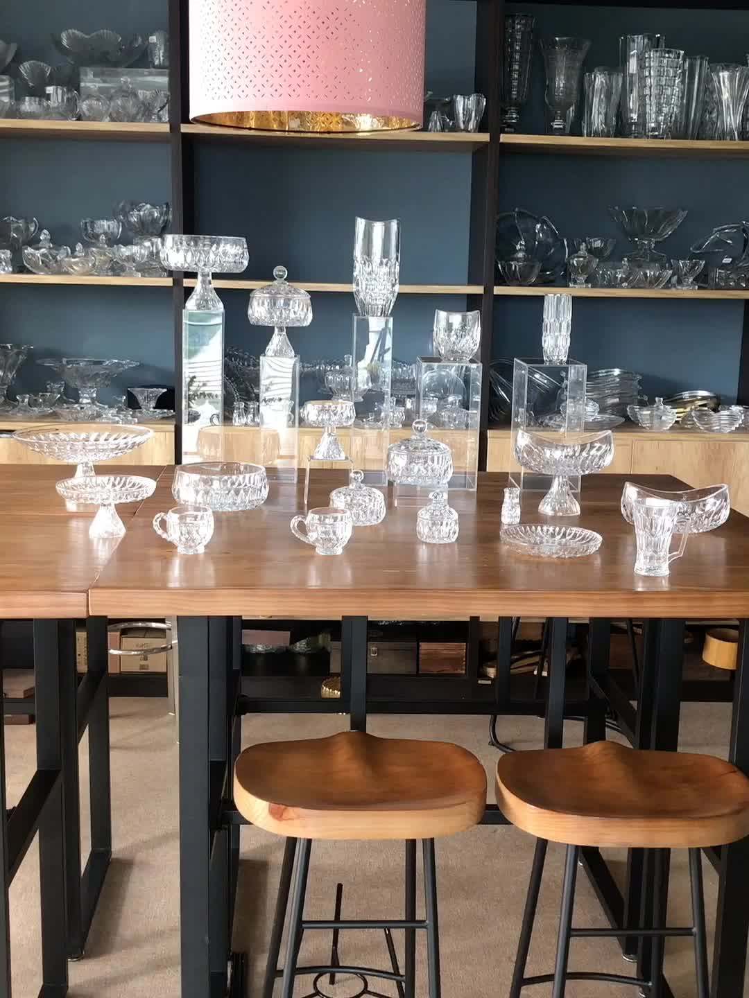 New Wholesale Elegant Pattern Crystal Glass Oval Fruit Bowl Buy Glass