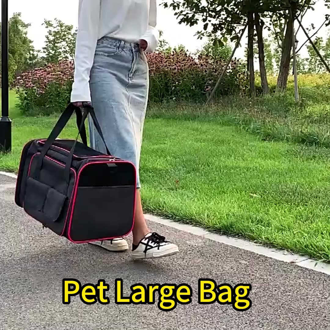 High Quality Outdoor Travel Large Capacity Portable Pet Carrier Bag For