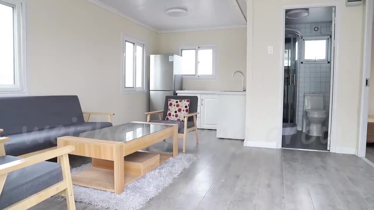 Prefabricated Folding Modular Homes Shipping Container Hous For Sale