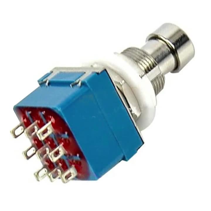 Cheap Price Guitar Effect Pedal 3PDT ON-ON Latching Foot Switch With