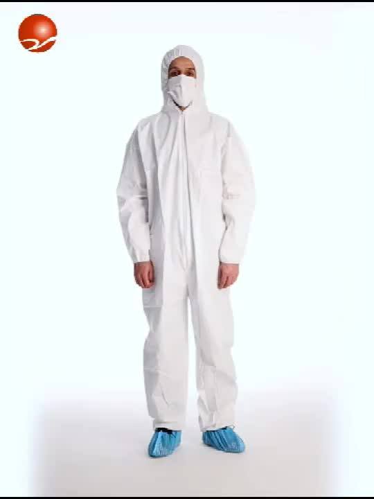 Disposable Protective Working Wear Coverall Buy Disposable Hood Chemical Coveralls For