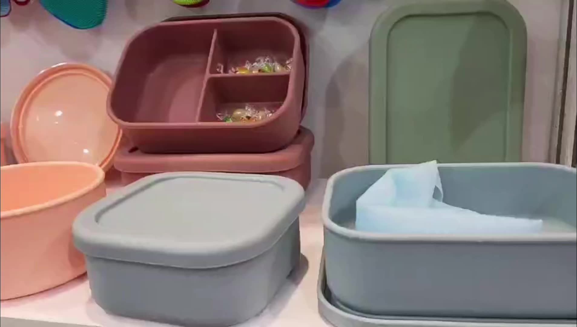 Eco Food Grade Lunch Containers Oven Safe 3 Compartment Bento Lunch Box Silicone Buy Food