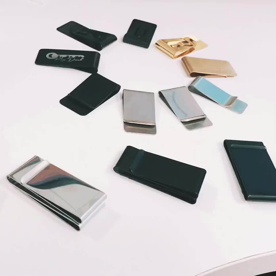 Wholesale Custom Stainless Steel Brass Metal Blank Money Clip Hardware