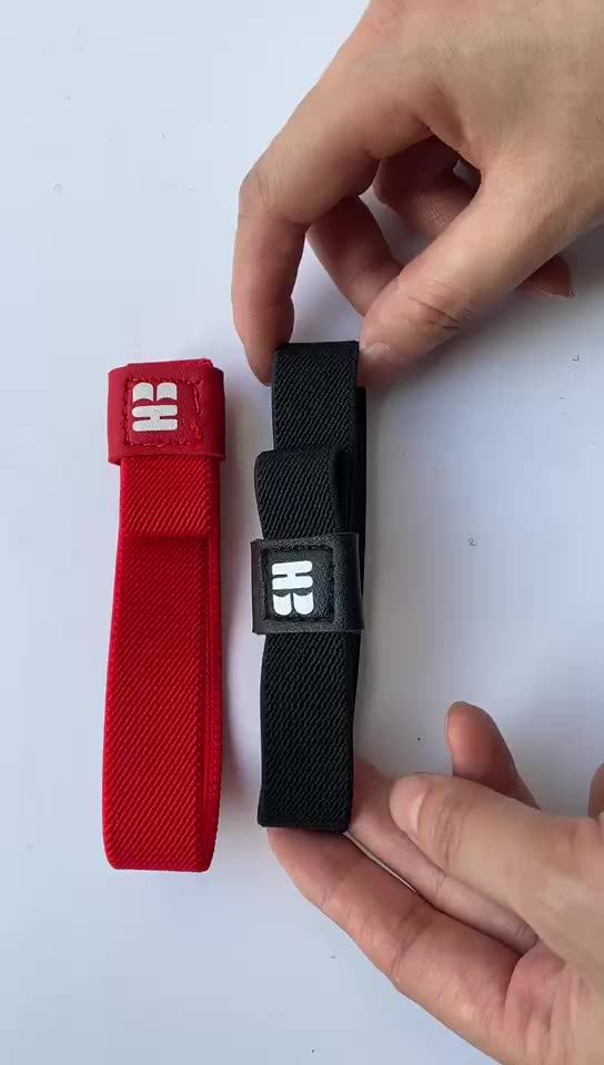 Red Book Strap Hook&loop Elastic Rubber Functional Book Carry Strap