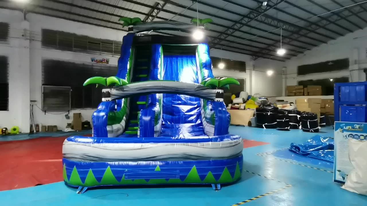Backyard Wholesale Children Palm Tree Jumping Castles Inflatable Bounce