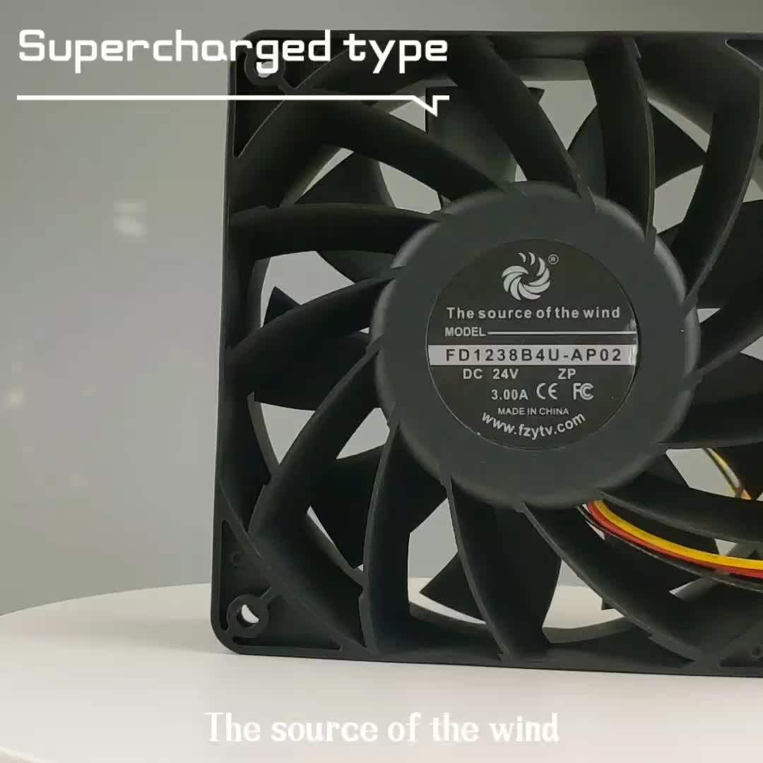 High Pressure 12038 4000rpm 120mm Welding Machine Cooling Fan