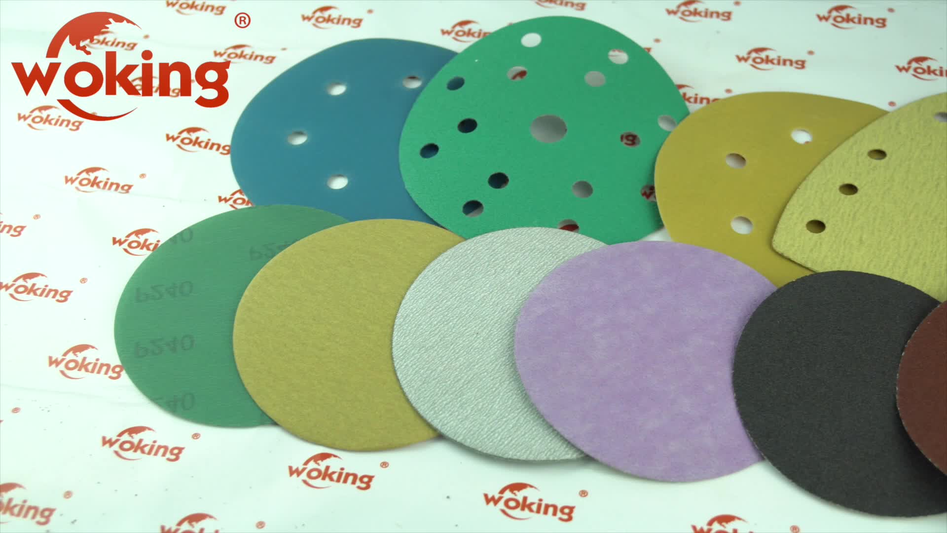 6'' Green Abrasive Film Sanding Disc For Automotive Car Buy Hook Loop