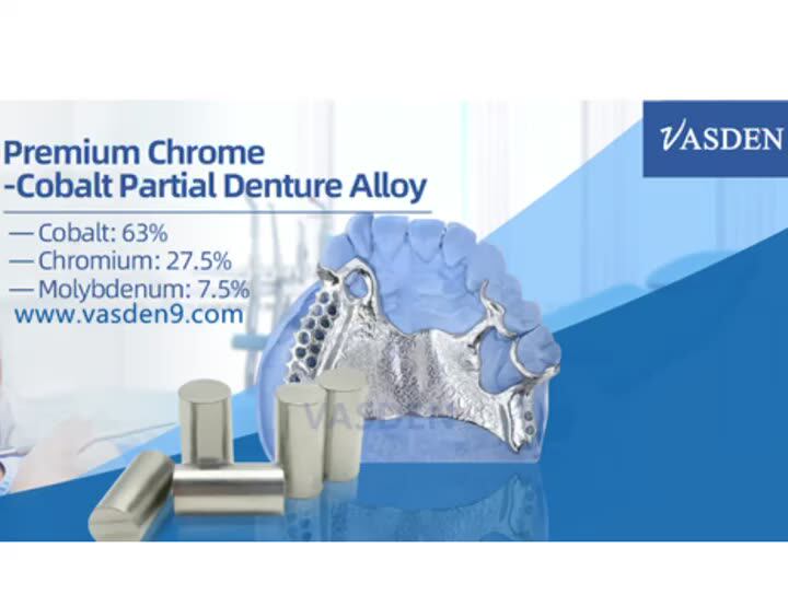 Dental Amalgam Alloy Abrasion Resistance Cocr Cobalt Chrome Denture For