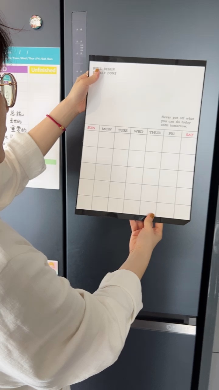 A3 Custom Printed Reusable Dry Erase Dry Erase Memo White