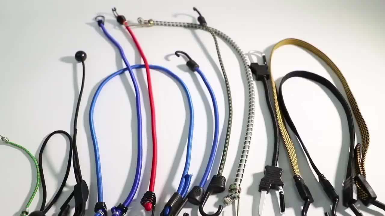 Rubber Bungee Elastic Rope Cord Manufacturer With Carabiner Hook Buy