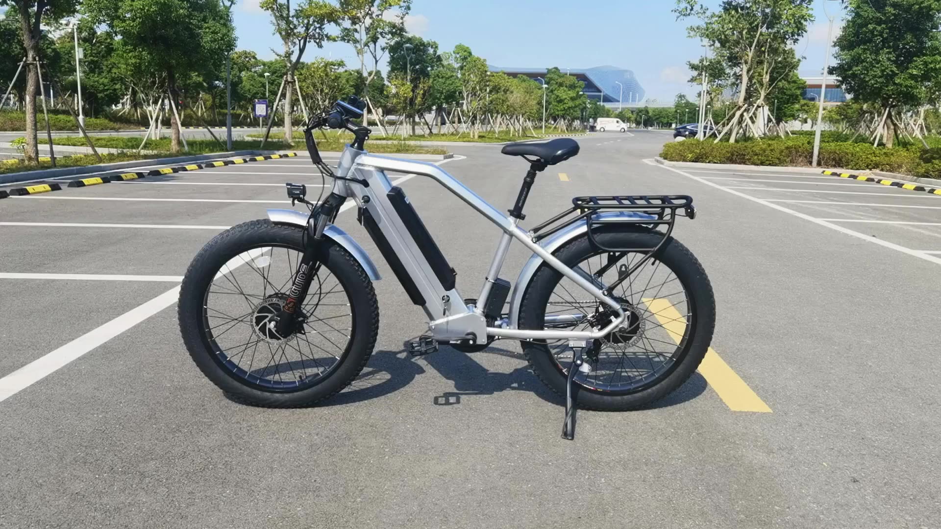 26" Powerful Awd 1500w Motor Off Road Bicycle Dual 15ah Sdi Battery